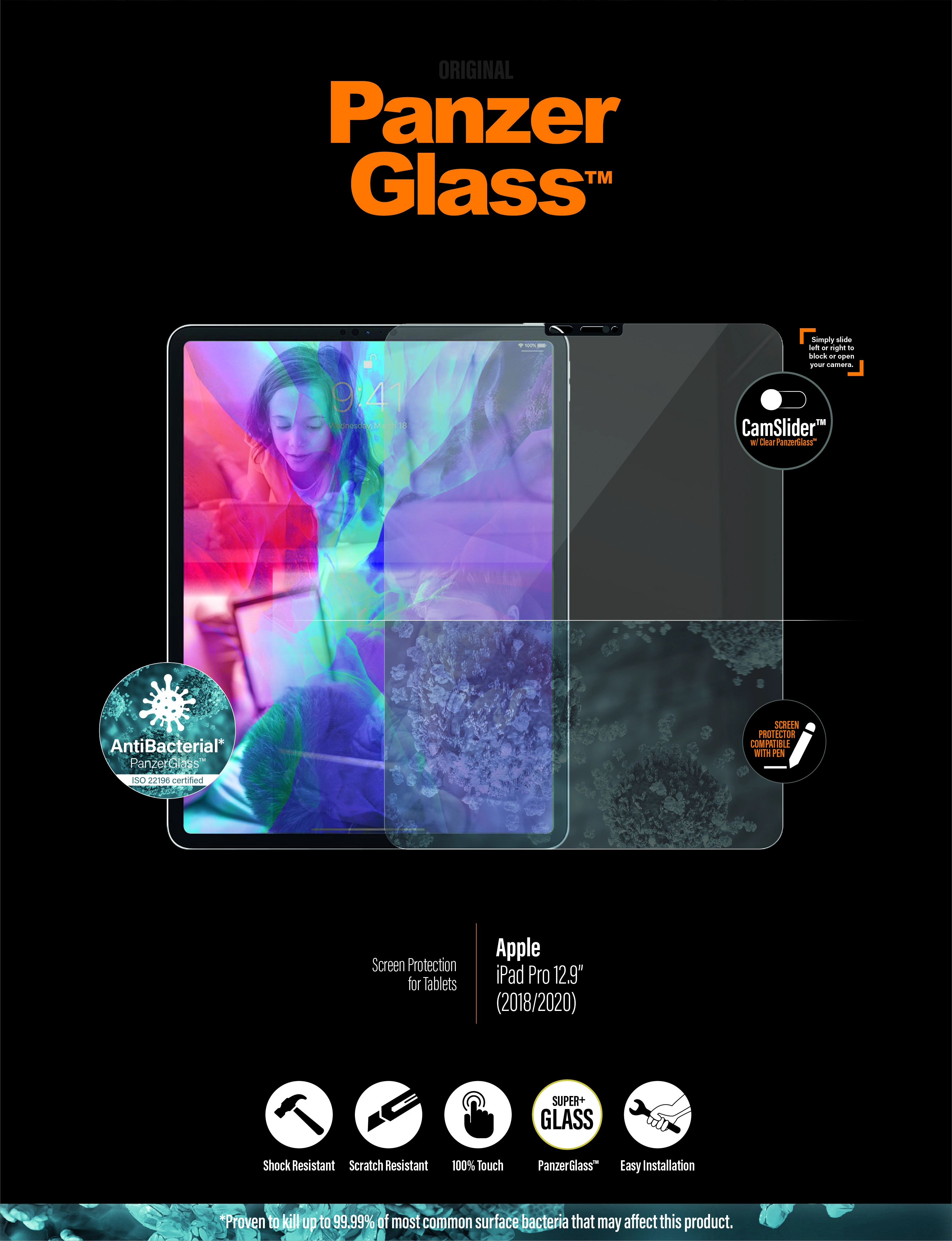 Tempered Glass Screen Protector for iPad Pro 12.9