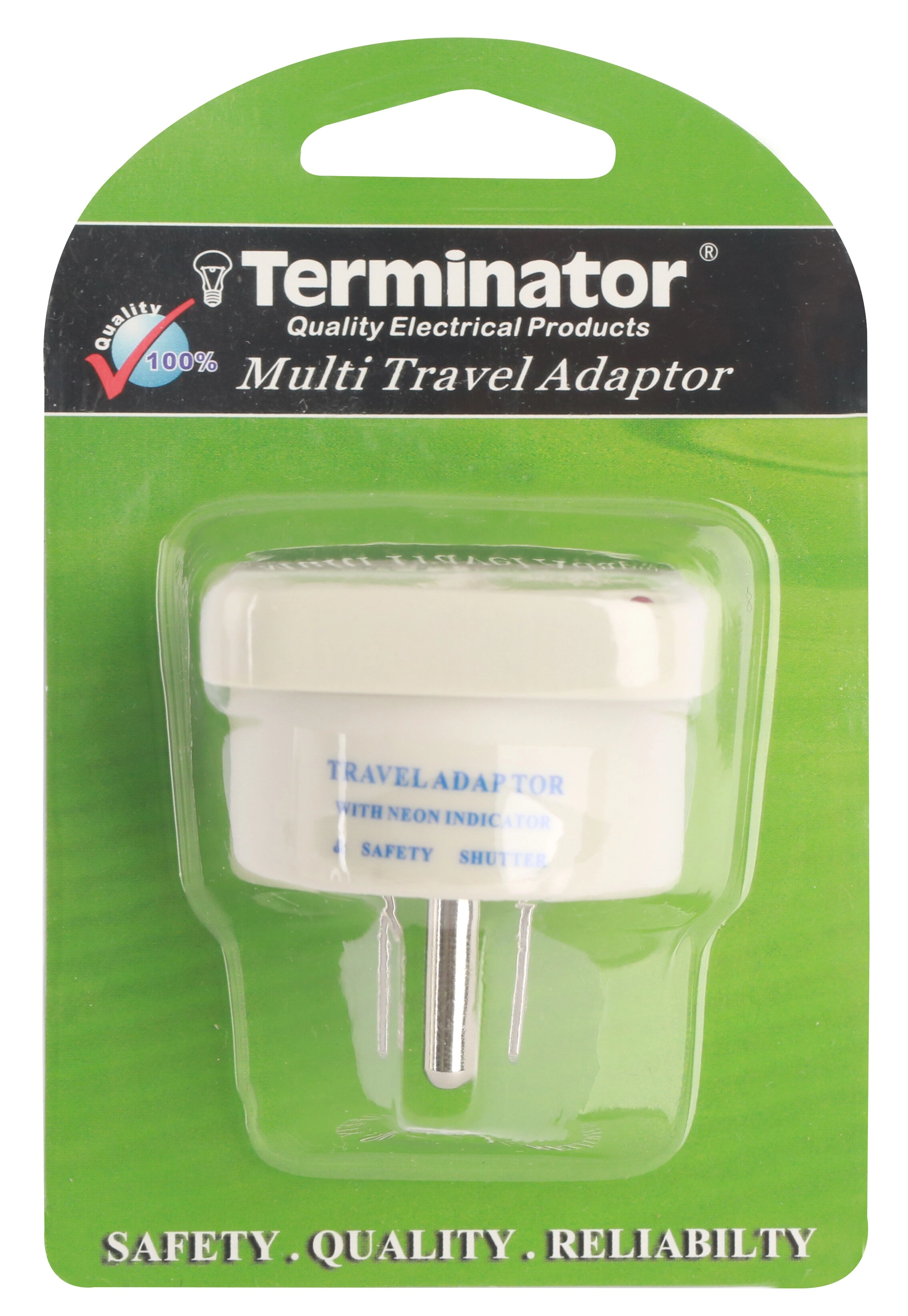 Universal Travel Adaptor - 3 Pin USA 10A