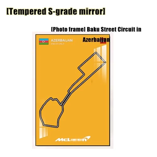 Technic McLaren P1 (42172) - Baku Street Circuit in Azerbaijan Jersey Display Case