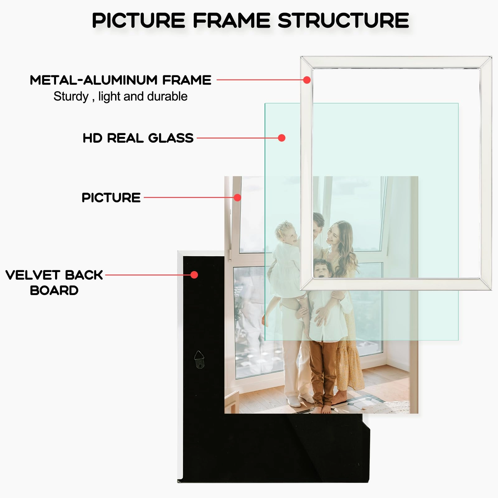 Enamel Picture Frame - 8x10