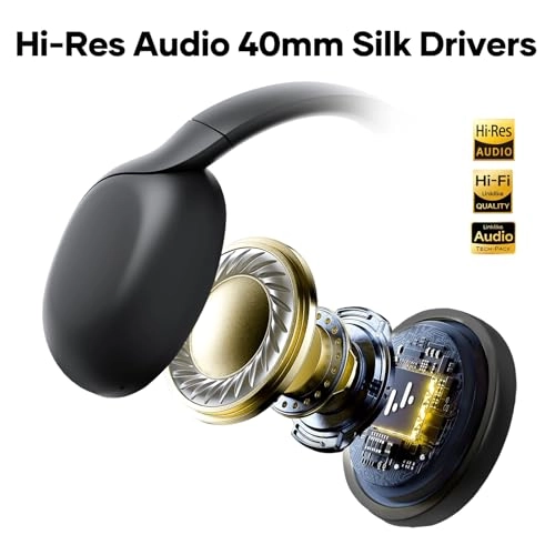 Active Noise Cancelling Headphones Wireless Headphone