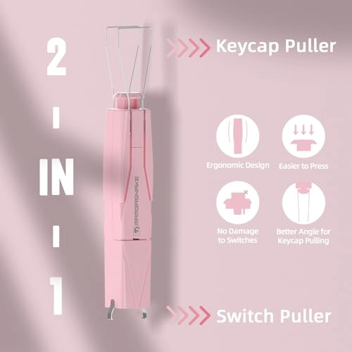 2-in-1 Keycap Switch Puller - 304 Stainless Steel Blue