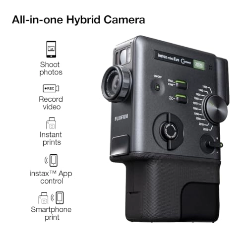 Mini EVO - Hybrid Instant Camera USB-C Black