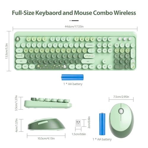 Wireless Keyboard & Mouse Set - US Wireless