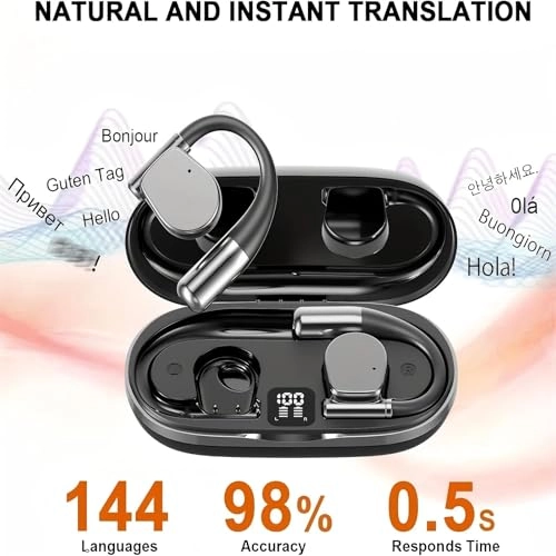 Smart Language Translator Earbuds - 144 languages
