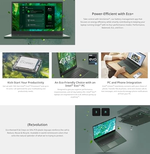 Aspire Vero 15 AV15-53P - 15.6'' Core i7-1355U 16GB DDR4 512GB SSD