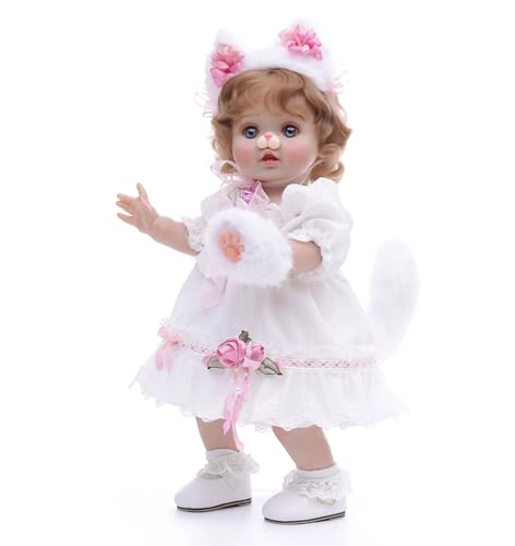 Cloveray Reborn Baby Doll - 18 Inch Fullbody Vinyl Girl Ages 3+