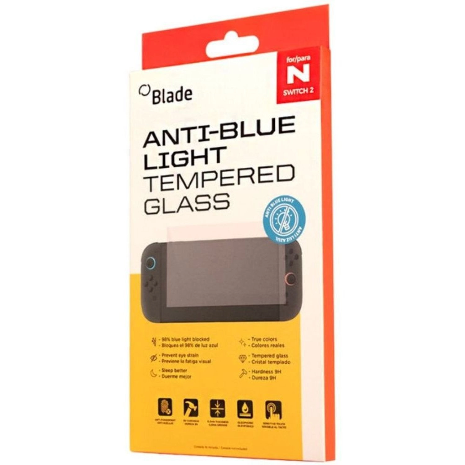 Switch 2 - 256GB + FC26 + Blade Anti Blue Light Tempered Glass - 0.3mm