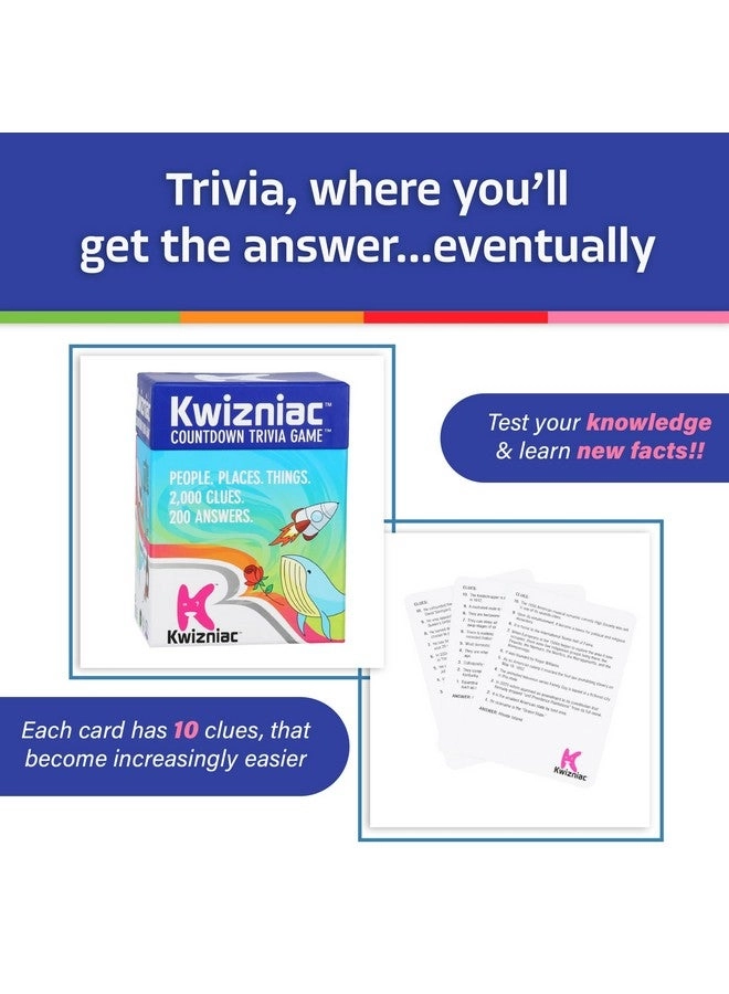 Kwizniac - Trivia Countdown Card Game