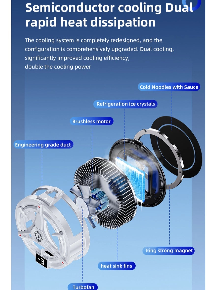 Semiconductor Phone Cooler - RGB Light iPhone 12/13