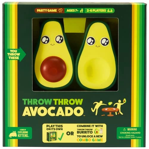 Exploding Kittens Throw Throw Avocado - Dodgeball Card Game