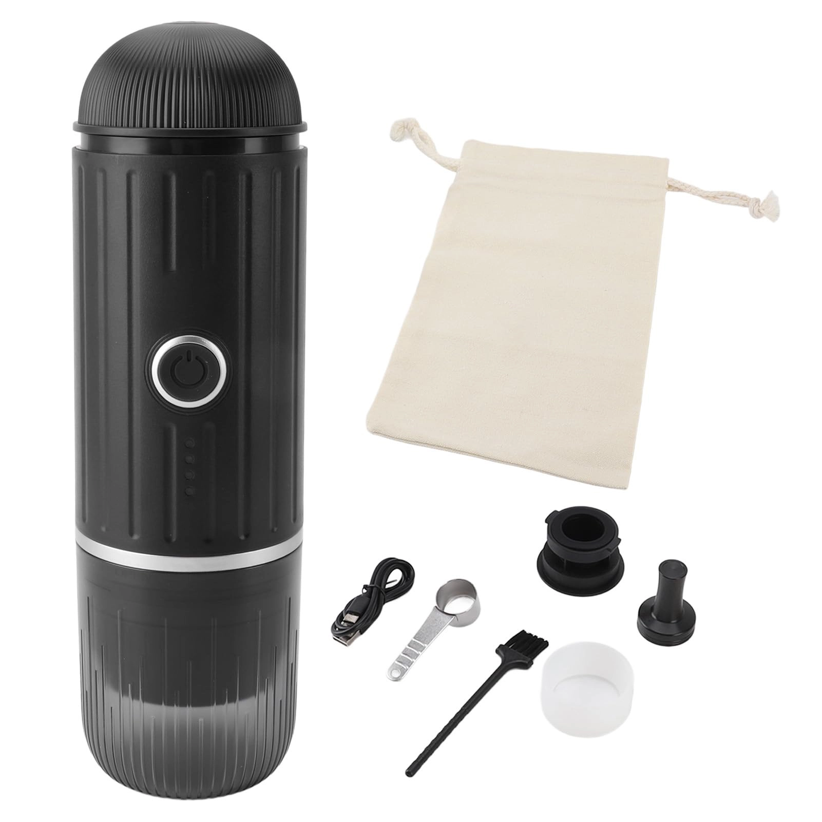 Portable Travel Coffee Maker - 80ml capsules and coffee powder