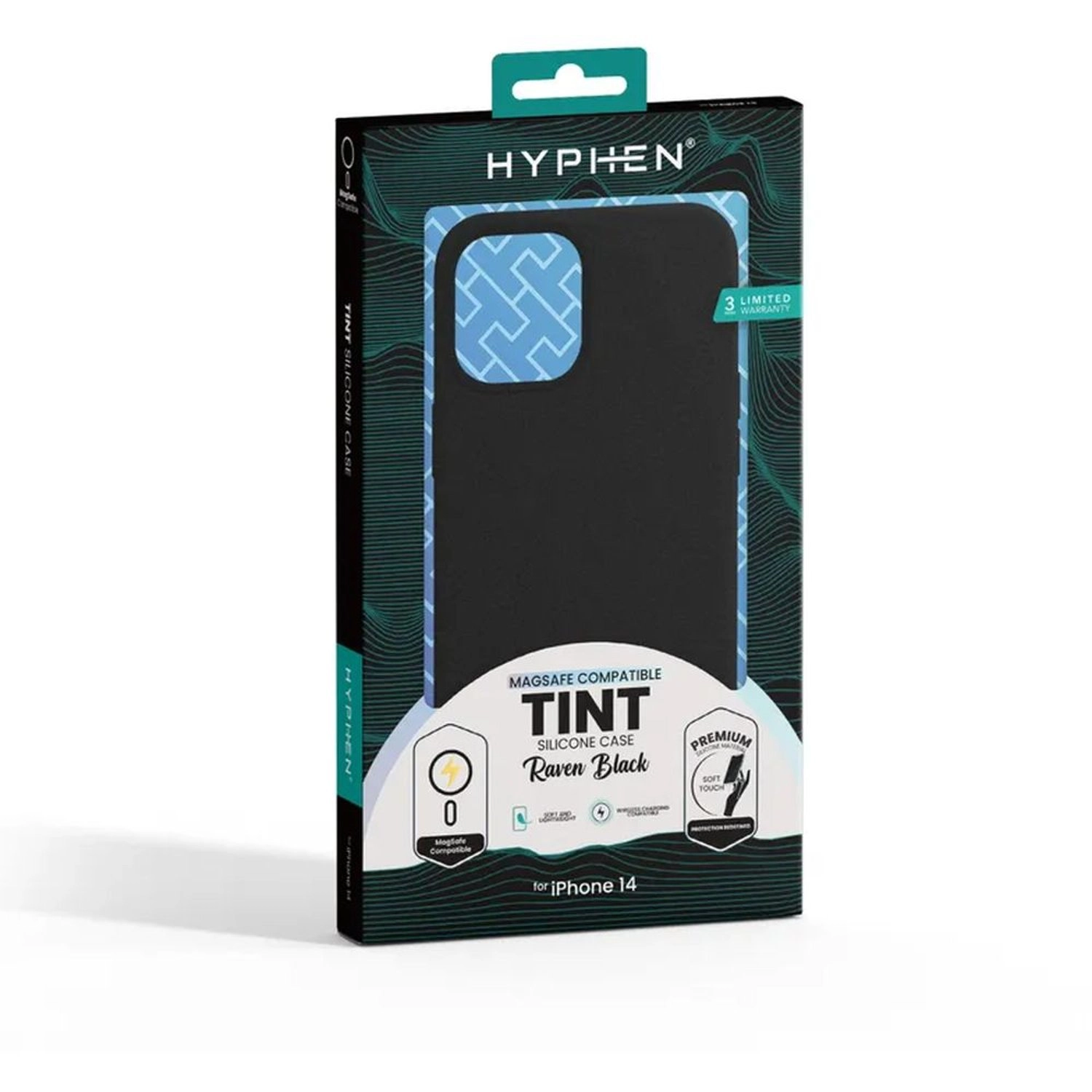 Tint Silicone Magsafe Case - Silicone, TPU and Microfiber Back Case for iPhone 14