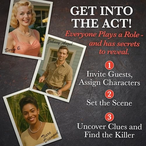 Murder Mystery Party - 1 piece 18 years and up English