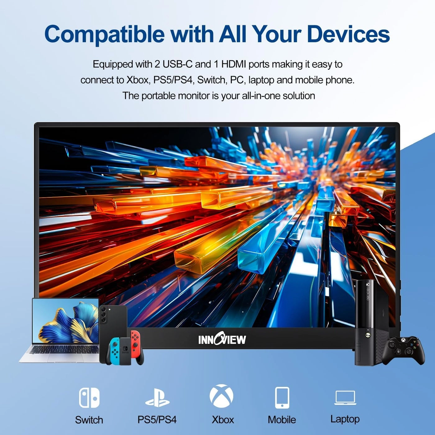 Portable Monitor - 1080P 15.6"