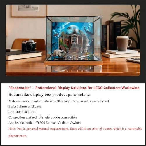 Display Case - 40 x 35 x 35 cm 3 mm ultraklares Acrylglas UV-Schutz