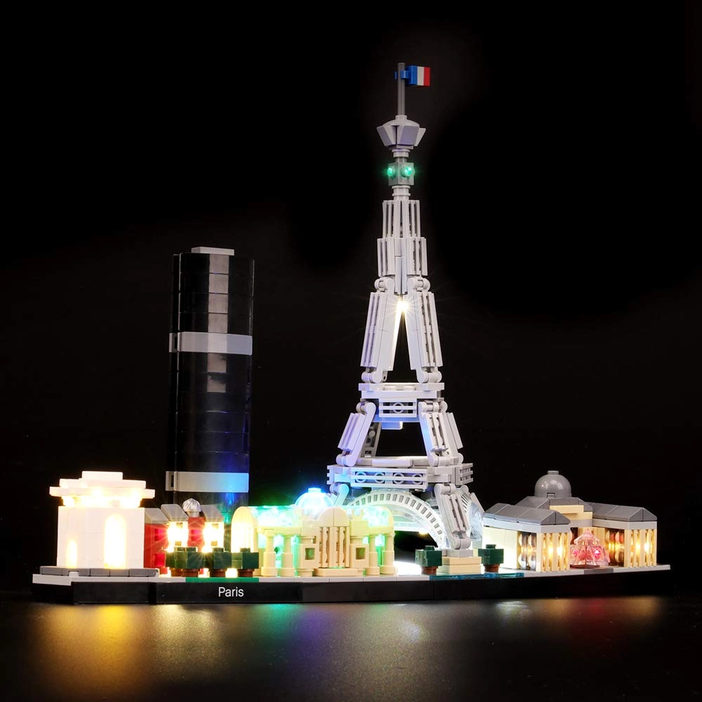 BRIKSMAX LED Lighting Set for LEGO Architecture Paris 21044