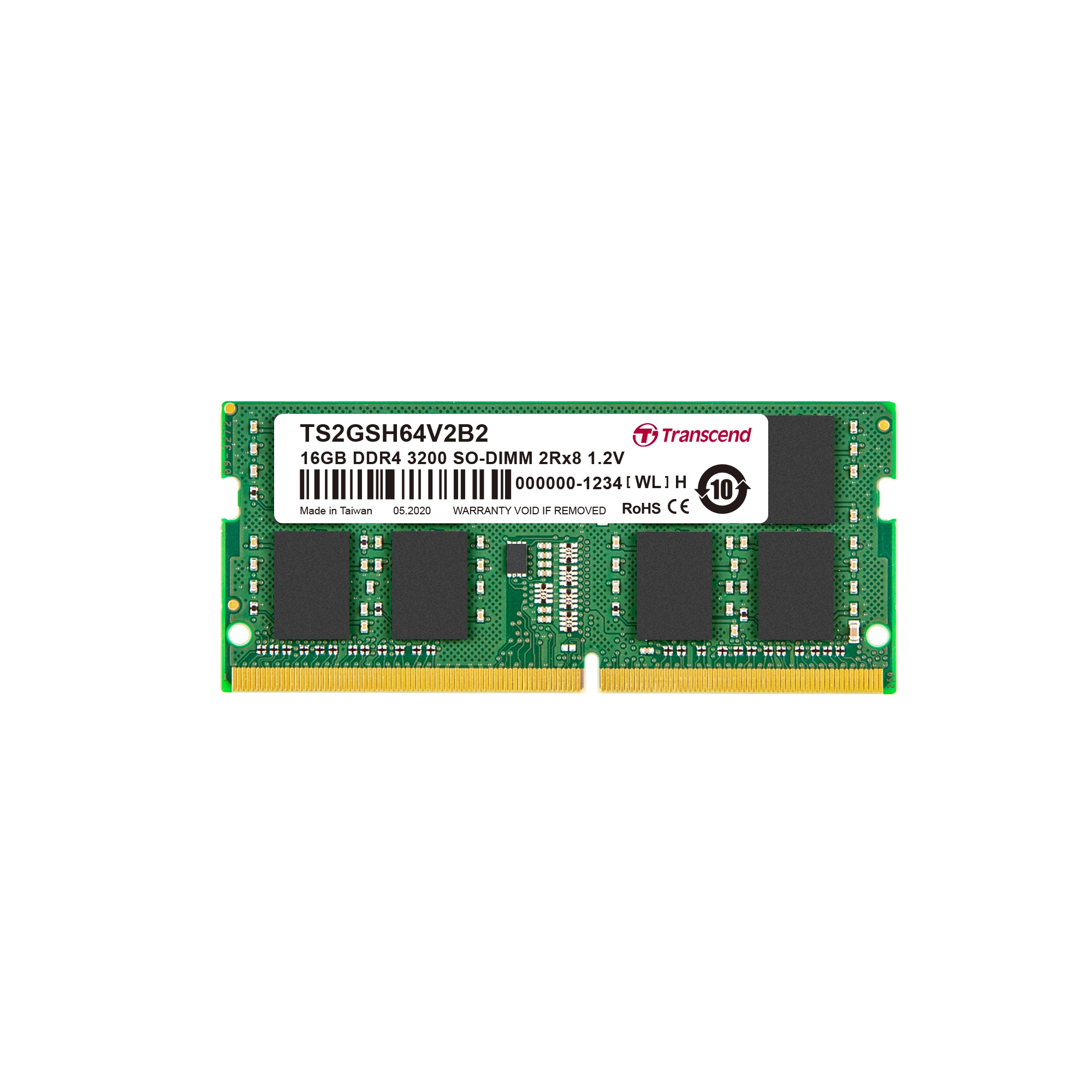 JetRam - 16GB 3200MHz SO-DIMM DDR4