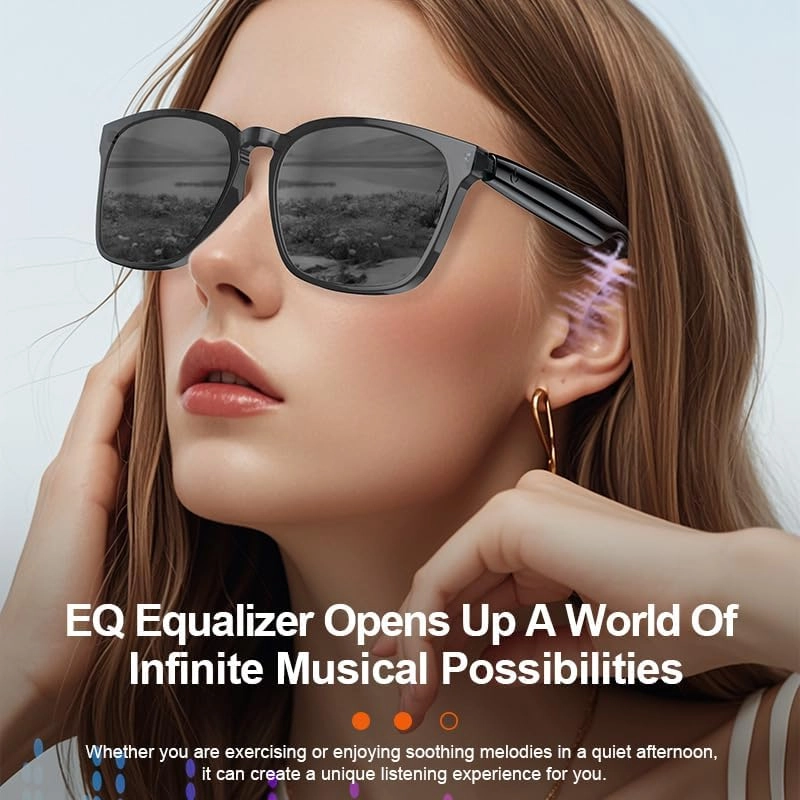 AI Smart Glasses - 140-Language Translation Bluetooth