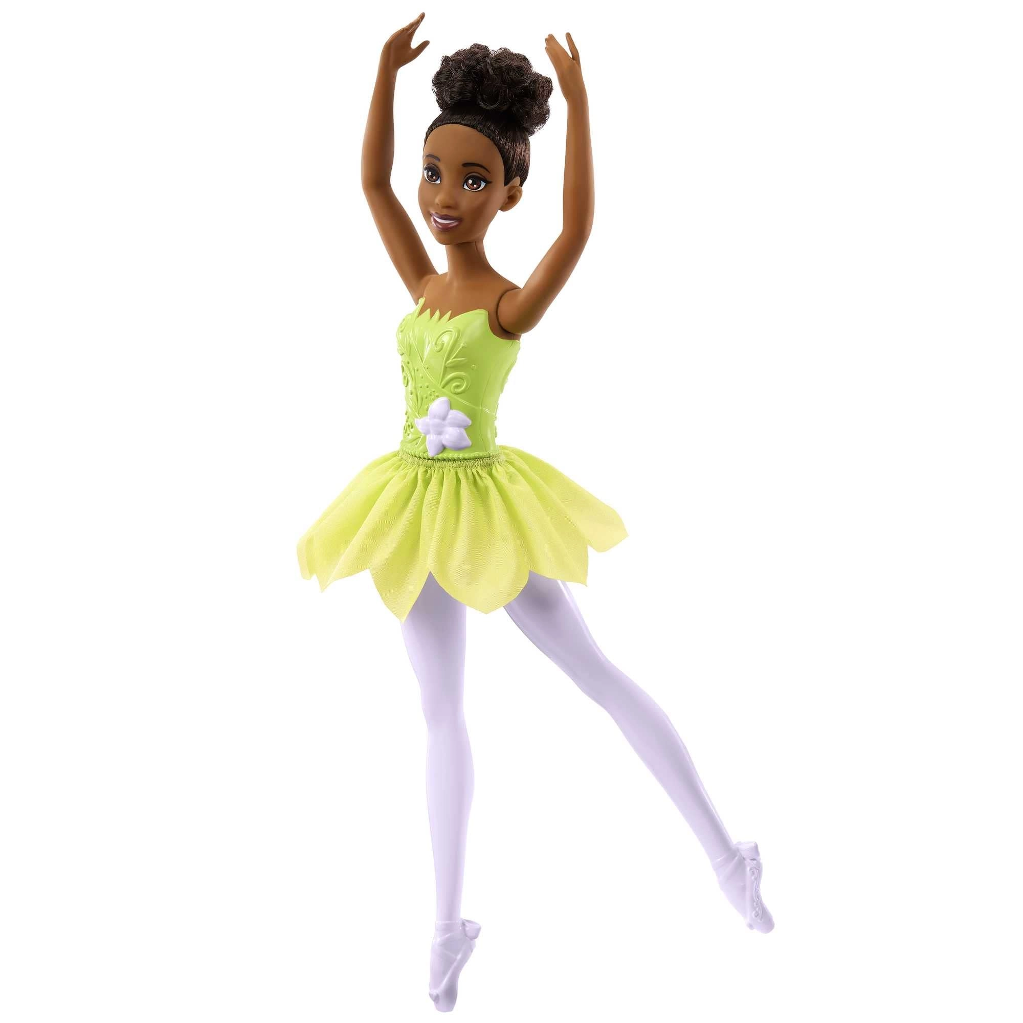 Disney Tiana Ballerina Doll - Plastic Poseable Ages 3+