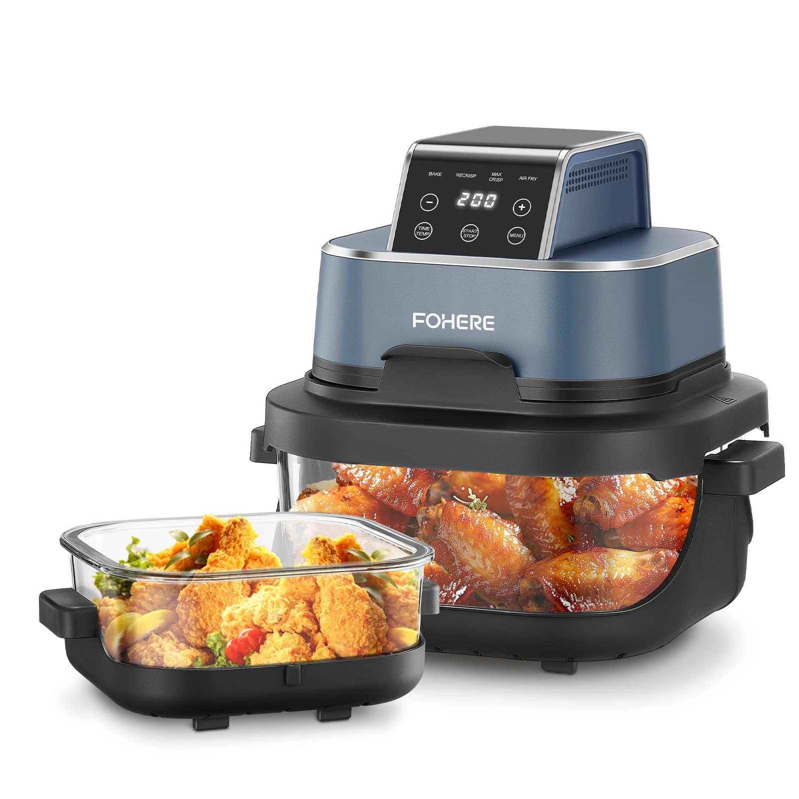 FOHERE Tragbare Heißluftfritteuse AF532T