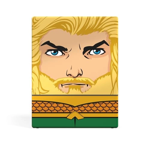 Aquaman - DC JUSTICE LEAGUE - Squaroes - Deck box holds up to 100 double-sleeved / 120 single-sleeved - Made in Germany