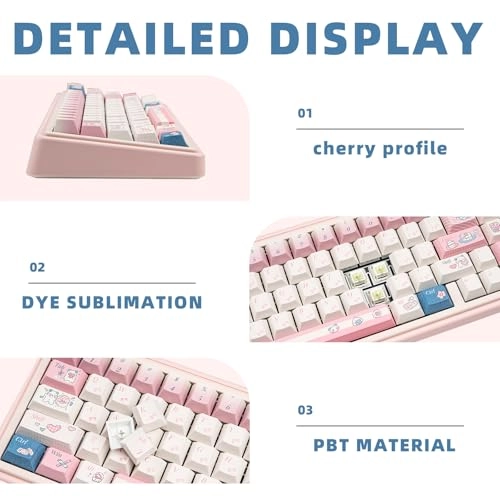 Cherry Profile Custom Keycaps - 61/64/68/78/84/87/96/98/104/108/Alice USB-C