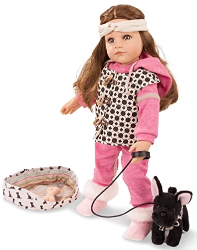 Hannah Standing Doll - 50 cm Brown Hair Olive Eyes Set