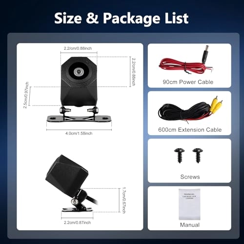 Rear View Camera - Night vision RCA 720P