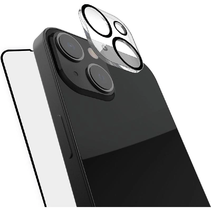 Raptic Tempered Glass - iPhone 15 Plus 0.33mm 9H + Camera Lens Protector - 99% Transparency
