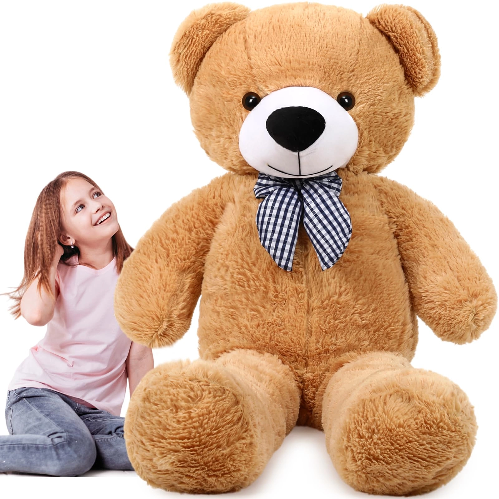 Soulchen XLN1047 - Bear 120 cm Light Brown