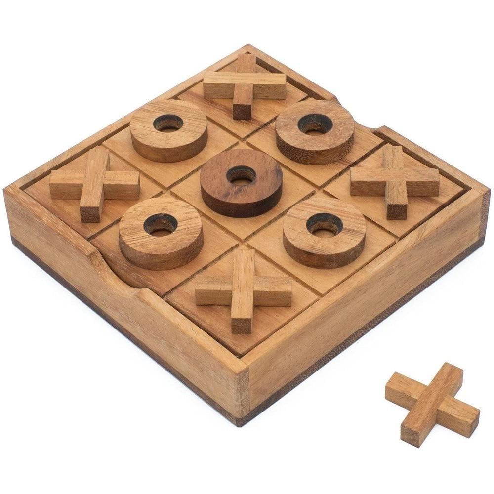 SiamMandalay Tic Tac Toe XOXO - Handmade Wood