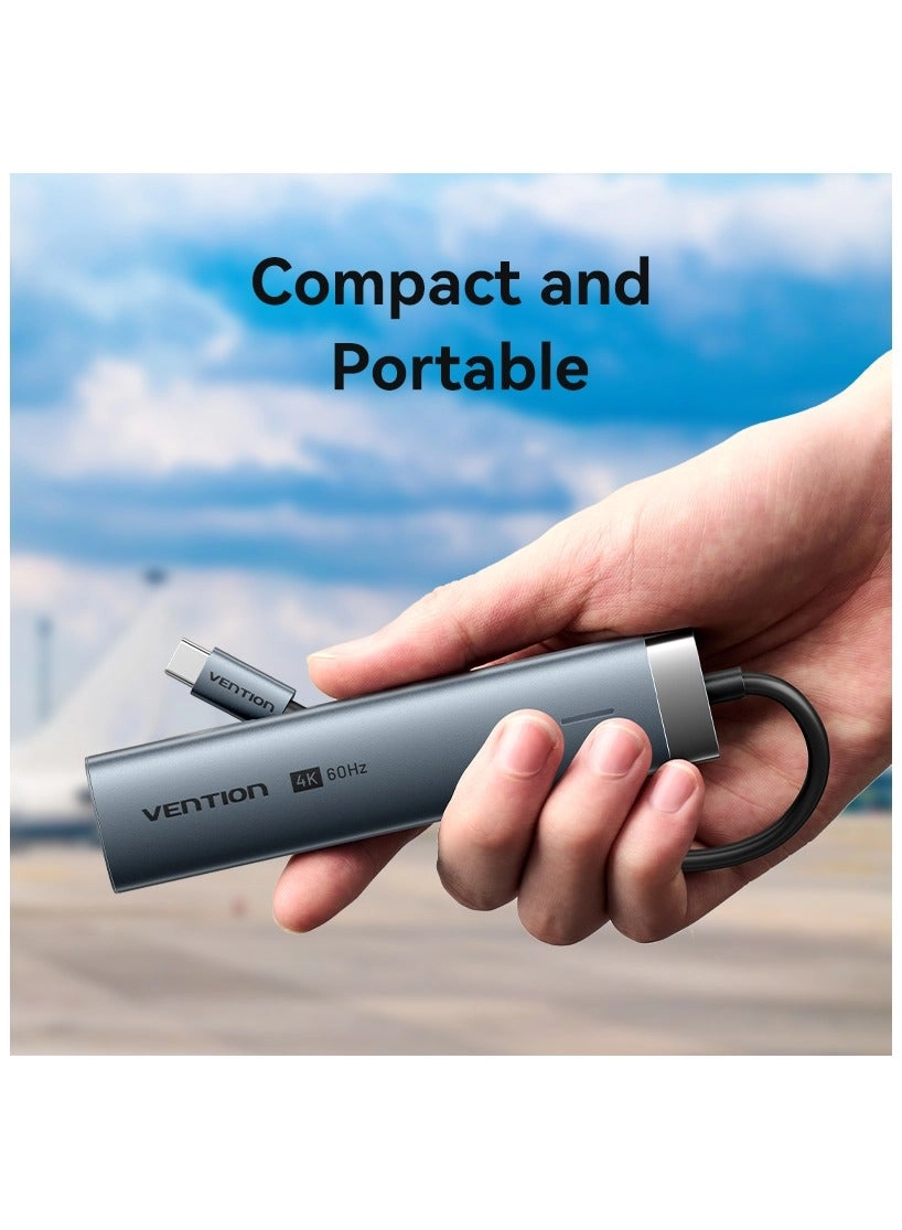 USB-C Docking Station - 4K@60Hz 100W PD 3x USB 3.0