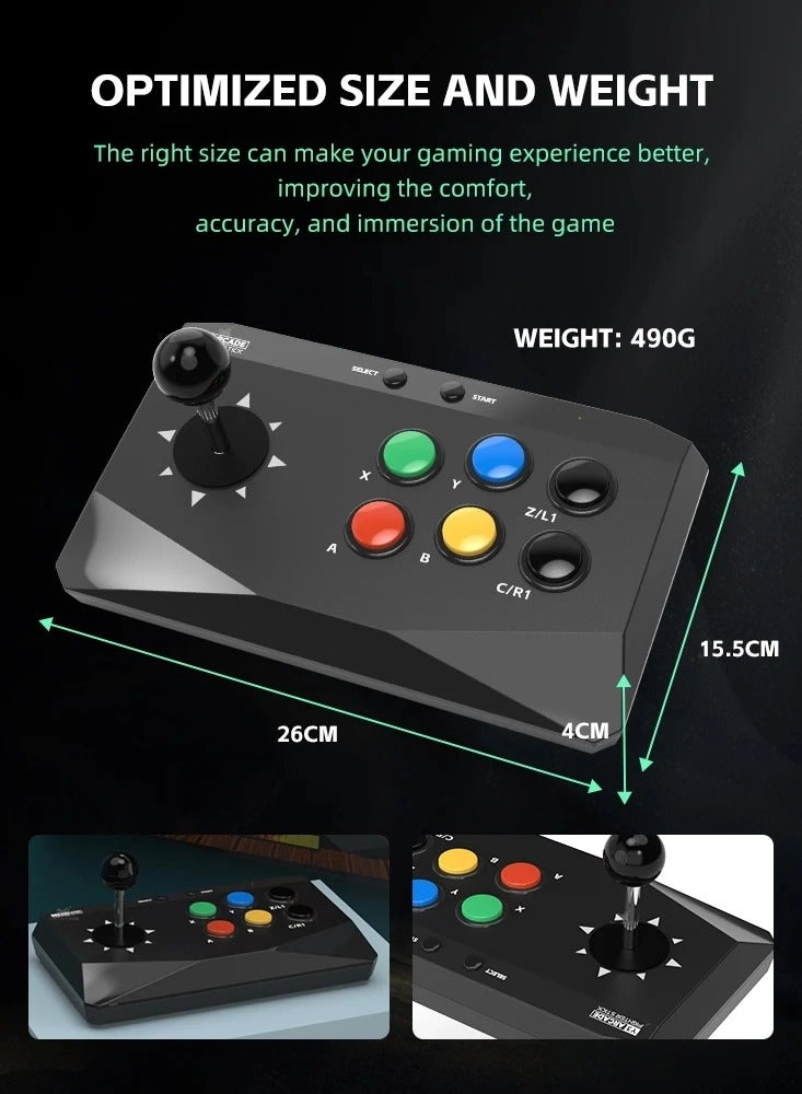Arcade Fighter Stick - Black PC,ANDROID,IOS