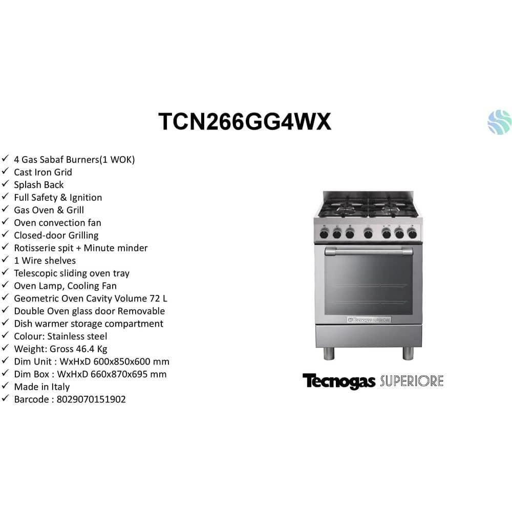 TCN266GG4WX GAS Cooker