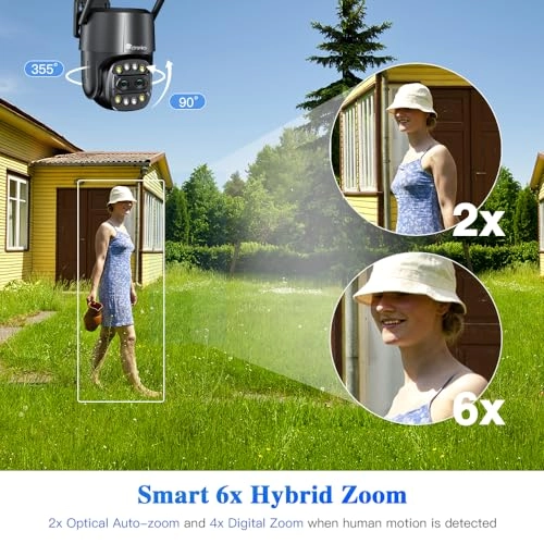 6X Hybrid Zoom Outdoor Wi-Fi Camera