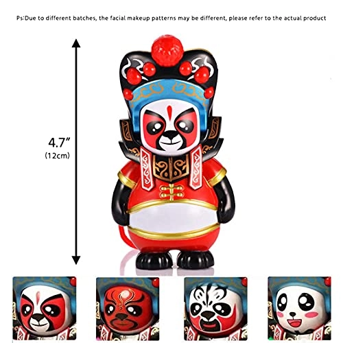 Sichuan Opera face-changing doll - Green panda 4 faces