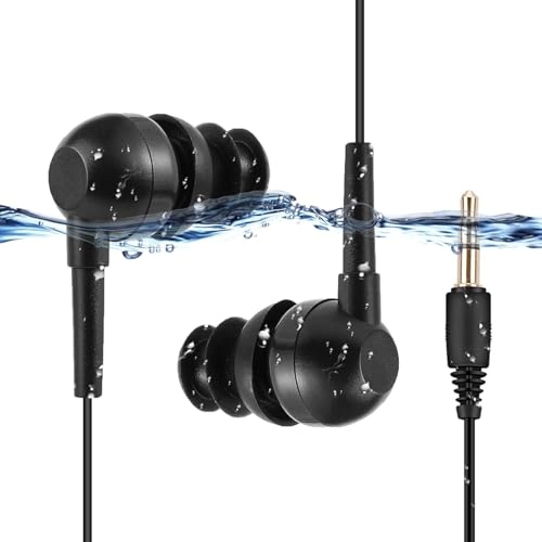 IPX8 Waterproof in-Ear Earphones - Wired Earphone
