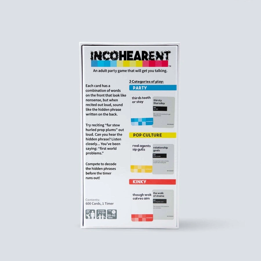 Incohearent - English 17+