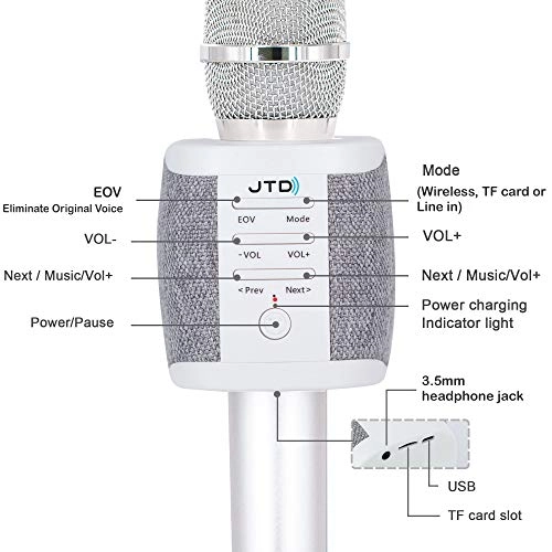 Wireless Karaoke Microphone - 1 5W x2