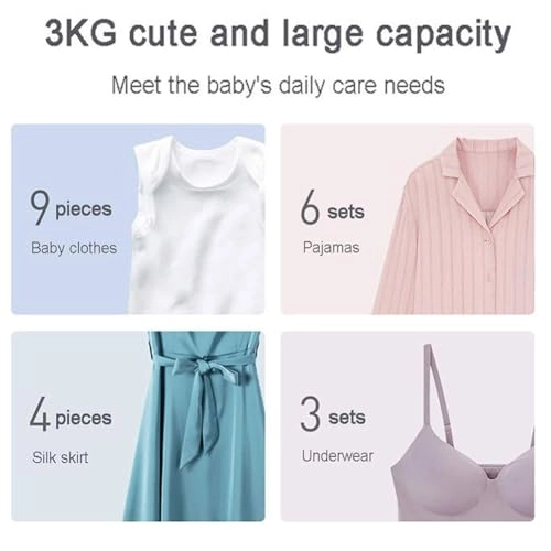 Automatic Washing Machine - 3kg Capacity 1450W