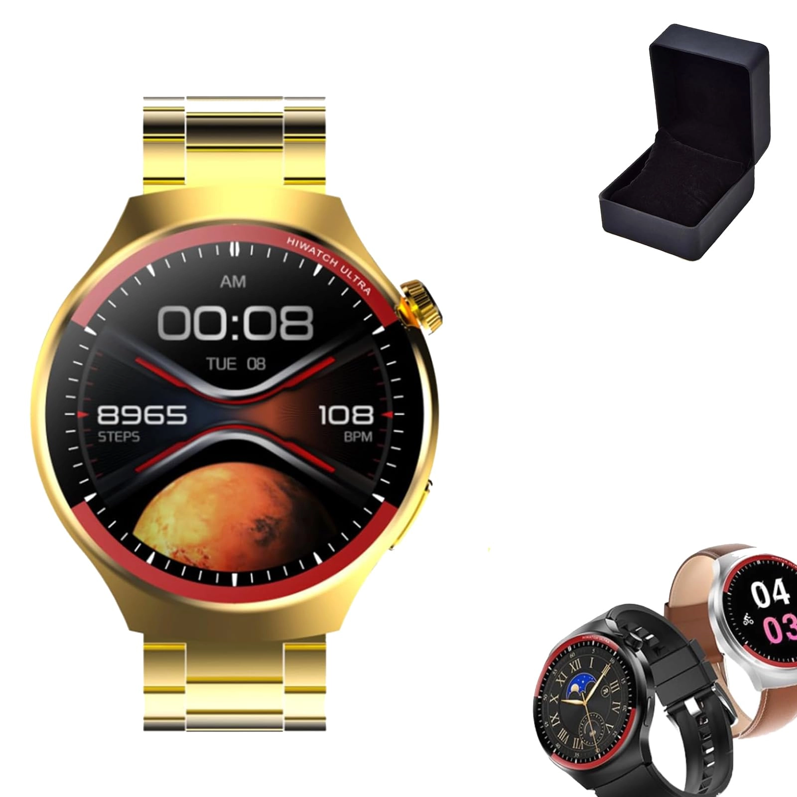 engugu Qatteeey Smart Health Watch - 1.62"