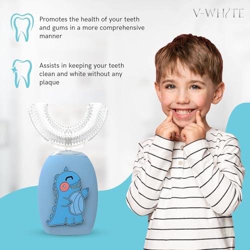 U-Shaped Electric Toothbrush - Kids 360 Ultrasonic Cleaning Wireless Charging