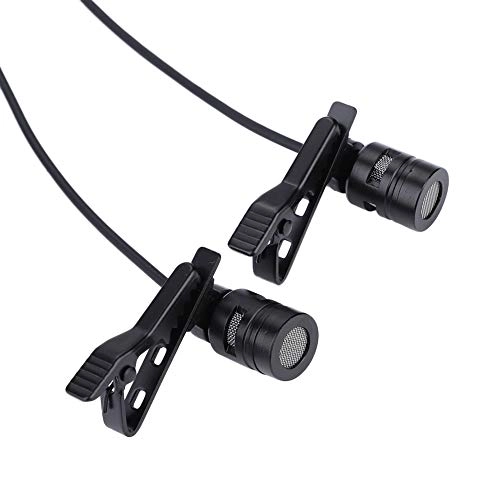 Dual Head Clamp/Holder 3.5mm-Mini-Jack Microphone