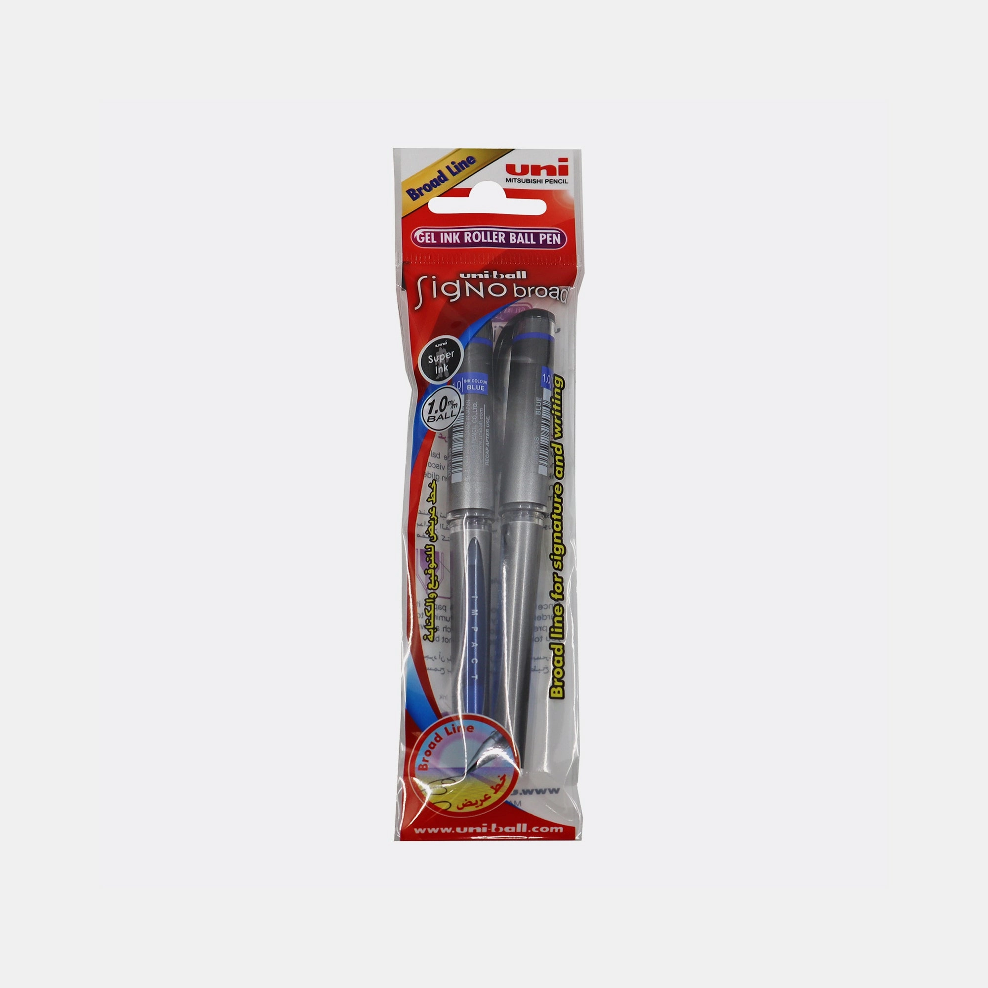 Uni-Ball Gel Impact - 2 piece(s) 1.0Mm