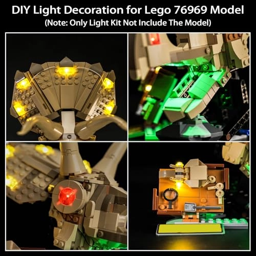 Lighting Kit 76969 - ABS Triceratops Skull for LEGO 76969