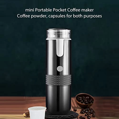 Portable Coffee Maker - 100ml ground coffee and capsules