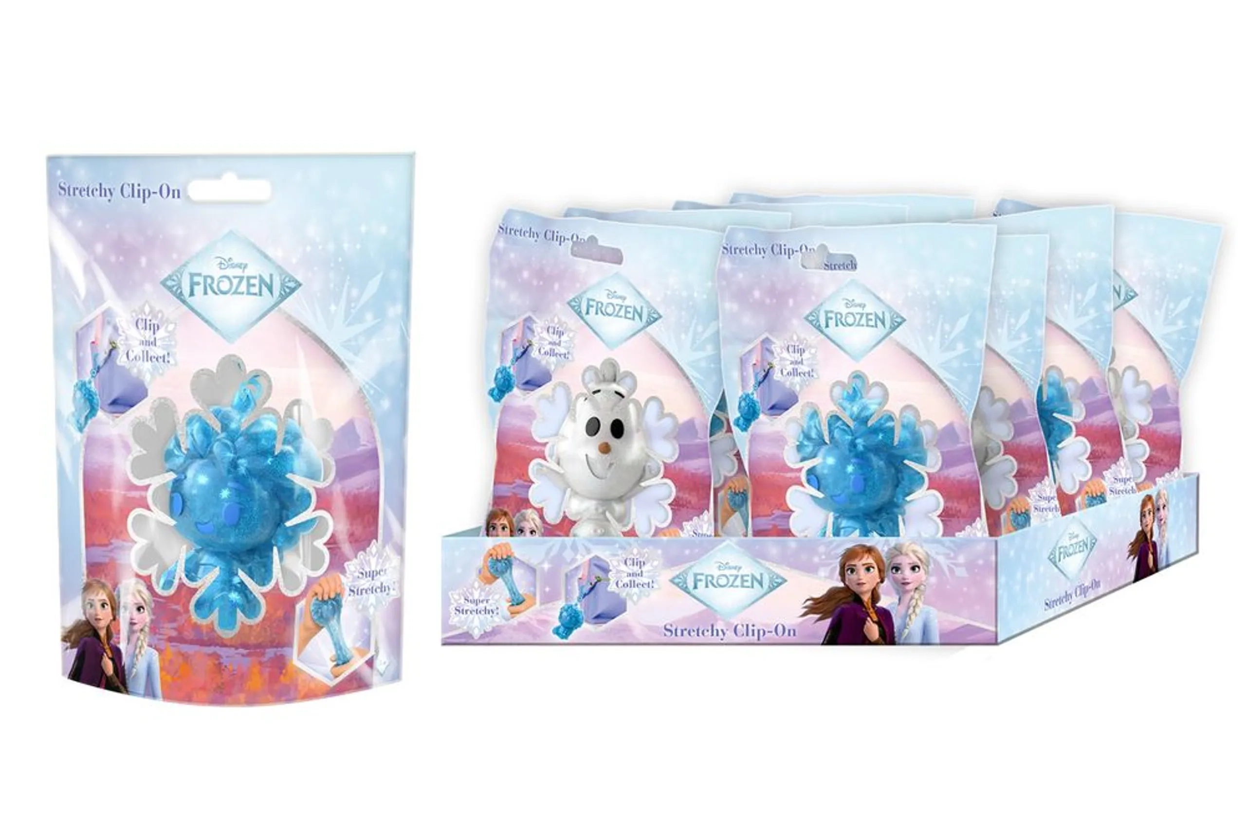 EOLO Disney Frozen Squish Friends - 3 years & above Elsa, Anna, Olaf 1 Pc