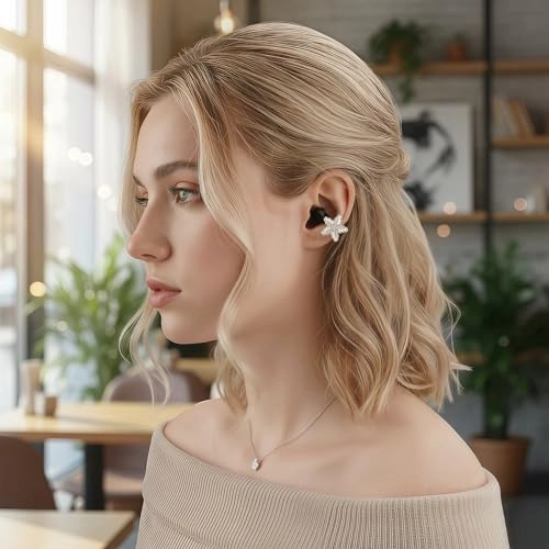 Snowflake Charm for Open-Ear Earbuds - Clip-On Detachable