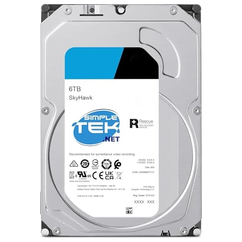 3.5" 5400rpm SATA 6Gb/s (SIM - ART - 21832) - 6TB